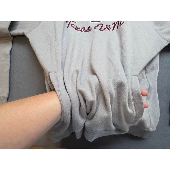 Texas A&M Aggies Hoodie Cowl Neck Womens Size XL Pullover Pocket Colosseum - Picture 2 of 7